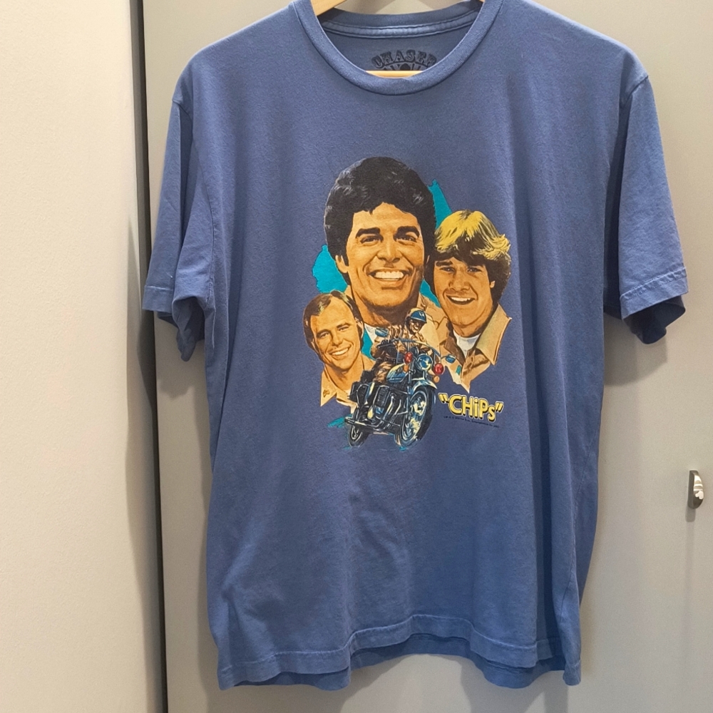 Chaser T-Shirt "Chips" size Large blue